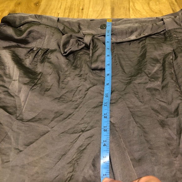 NWT Lane Bryant Grey Lightweight Satin Feel Drawstring Pants Womens Size 26 - Picture 8 of 11